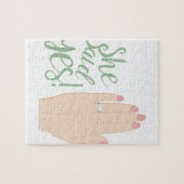 彼女は賛成しました ジグソーパズル (横)