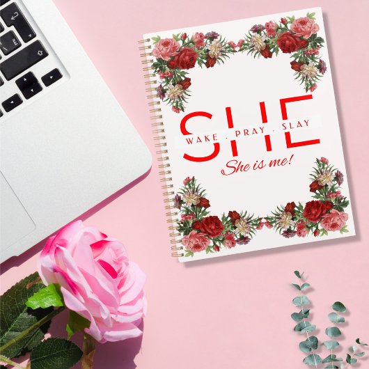 彼女は赤いバラ祈を寝かせながら起きた プランナー手帳