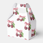 彼女は赤ちゃんシャワーのさくらんぼである フェイバーボックス (裏面サイド)