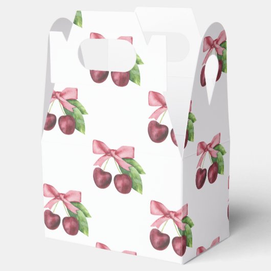 彼女は赤ちゃんシャワーのさくらんぼである フェイバーボックス (オープン)