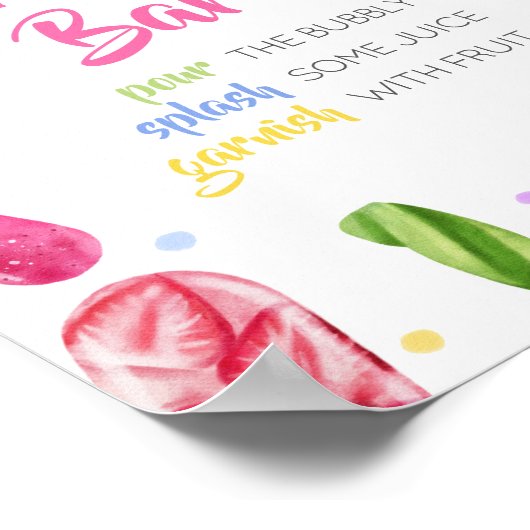 彼女は赤ちゃんシャワーポップ・アートのの準備ができているママOsaバー ポスター (角)