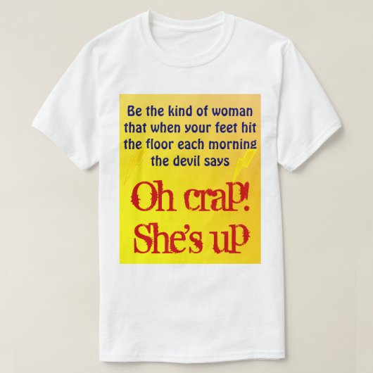 彼女は起きている Tシャツ (デザイン正面)