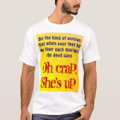 彼女は起きている Tシャツ (正面)