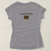 彼女は都市だ…..womenのアクティブなウェア tシャツ (デザイン裏面)