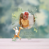 彼女は野生の一つ最初の誕生日の水の色の動物 アクリルサイン (ニュートラル)