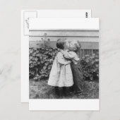 彼女は金を手に入れ、彼はキス ポストカード (正面/裏面)