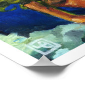 彼女は雑草を取った ポスター (角)