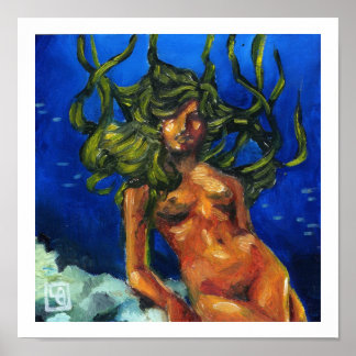 彼女は雑草を取った ポスター