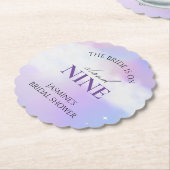 彼女は雲に乗っている9ブライダルシャワーデコードリーミーパステル ペーパーコースター (アングル)