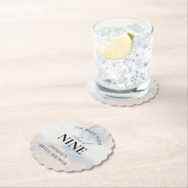 彼女は雲に乗っている9ブライダルシャワーデコードリーミーパステル ペーパーコースター