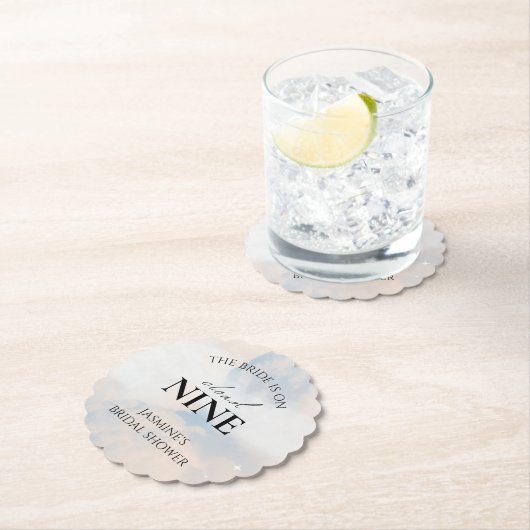 彼女は雲に乗っている9ブライダルシャワーデコードリーミーパステル ペーパーコースター (インサイチュ)