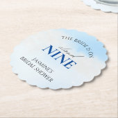 彼女は雲に乗っている9ブライダルシャワーデコードリーミーパステル ペーパーコースター (アングル)