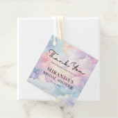 彼女は雲の上にいる ブライダルシャワーのお礼 フェイバータグ (インサイチュ)