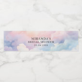 彼女は雲の上にいる ブライダルシャワー ペットボトルラベル (シングルラベル)