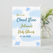 彼女は雲の上にいる ベビーシャワーの雲 シーズンカード (スタンド正面)