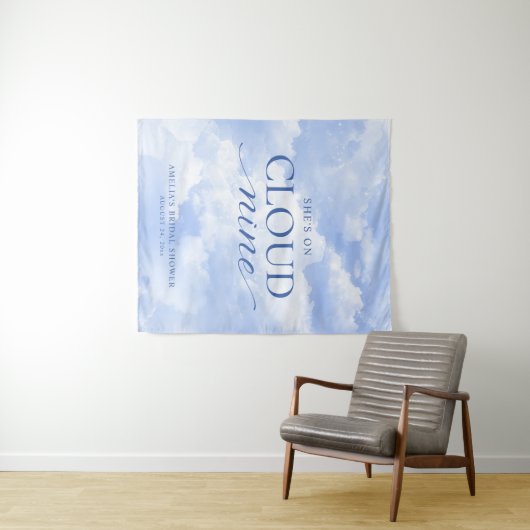 彼女は雲の上にお姫様がいる ブライダルシャワー タペストリー (インサイチュ(横))