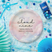 彼女は雲の上に9夢のような星ブライダルシャワー ペーパープレート (パーティー)