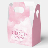 彼女は雲の上のピンクのプリンセスシャワー フェイバーボックス (オープン)