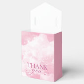 彼女は雲の上 ピンクのブライダルシャワー フェイバーボックス (オープン)