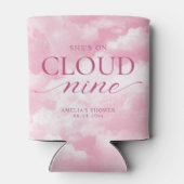 彼女は雲の上 ピンクのブライダルシャワー 缶クーラー (裏面)