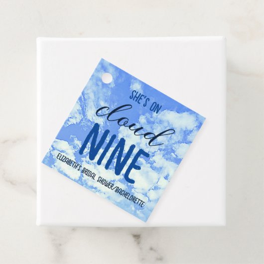 彼女は雲の上! ブライダルシャワー/バチェロレッテ フェイバータグ (インサイチュ)