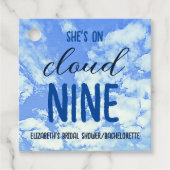彼女は雲の上! ブライダルシャワー/バチェロレッテ フェイバータグ (正面)