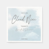 彼女は雲九のブライダルシャワーだ スタンダードカクテルナプキン (正面)