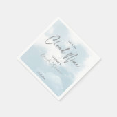 彼女は雲九のブライダルシャワーだ スタンダードカクテルナプキン (角)