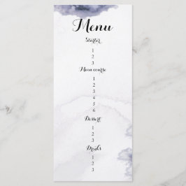 彼女は雲九のブライダルシャワーだ メニュー