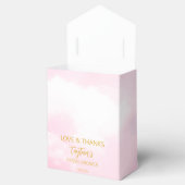 彼女は雲九のブライダルシャワーピンクと金ゴールドだ フェイバーボックス (オープン)