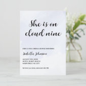 彼女は雲九ミニマルブライダルシャワーだ 招待状 (スタンド正面)