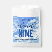 彼女は雲9に乗っている！ブライダルシャワー/バチェロレッテ フェイバーバッグ (正面)