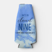 彼女は雲9に乗っている！ブライダルシャワー/バチェロレッテ ボトルクーラー (正面)