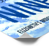 彼女は雲9に乗っている！ブライダルシャワー/バチェロレッテ ポスター (角)