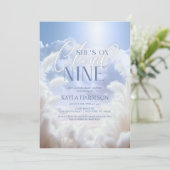 彼女は雲9パンパスベビーシャワー上にある 招待状 (スタンド正面)