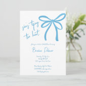 彼女は青いリボンの蝶結びをしている 招待状 (スタンド正面)