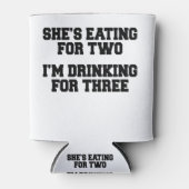 彼女は食べ私が3のために飲んでいる2人の為に 缶クーラー (正面)