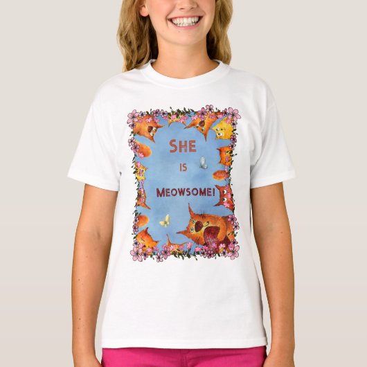 彼女は馬鹿だ！ Tシャツ (正面)