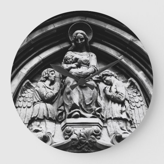 彼女は高い所で待っている ラージ壁時計 (正面)