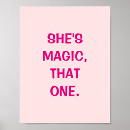 彼女は魔法だ、あのポスター ポスター