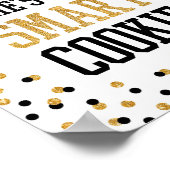 彼女は1つのクッキー頭が切れるのグラードパーティーのサイン ポスター (角)