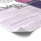 彼女は11x14しつこく続けた ポスター (角)