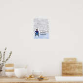 彼女は11x14を押し通した ポスター (キッチン)