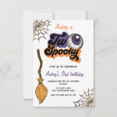 彼女は2秒不気味誕生日ハロウィンだ 招待状 (正面)
