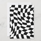 彼女は20代の弓を結んでいる30歳の誕生日 招待状 (裏面)