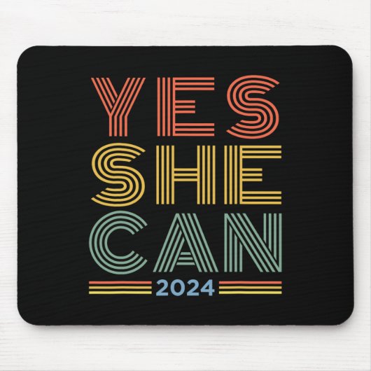 彼女は2024年にカマラハリス大統領選挙に行くことができる マウスパッド (正面)