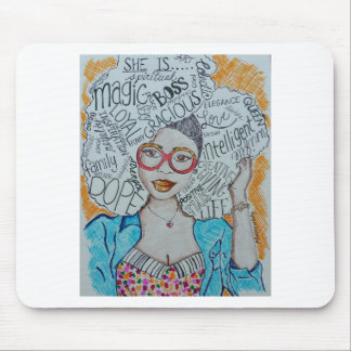 彼女は…あります マウスパッド