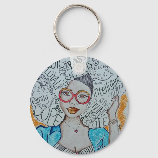 彼女は… キーホルダー (正面)