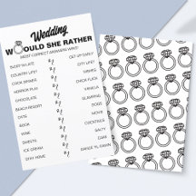 彼女は?ゲームおもしろいブライダルシャワーゲーム