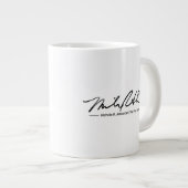 彼女は…ジャンボマグ ジャンボコーヒーマグカップ (正面右)